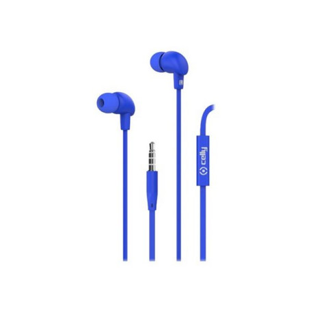 Celly UP600 - Auricolari con microfono - in-ear - cablato - jack 3,5 mm - blu