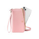 Celly Venere Universal - Custodia per cellulare - similpelle - rosa - 6.5"