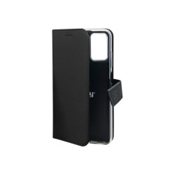 Celly Wally - Flip cover per cellulare - similpelle - nero - per Apple iPhone 14