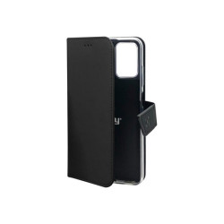 Celly Wally - Flip cover per cellulare - similpelle - nero - per Apple iPhone 14 Pro Max