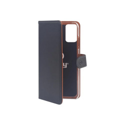 Celly Wally - Flip cover per cellulare - similpelle - nero - per Xiaomi 11T Pro