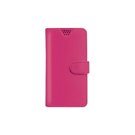 Celly Wally Unica - Flip cover per cellulare - finta pelle in poliuretano