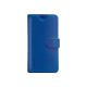 Celly Wally Unica - Flip cover per cellulare - finta pelle in poliuretano - blu - 5.5" - 6"