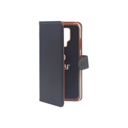 Celly Wally WALLY792 - Flip cover per cellulare - similpelle - nero - per Huawei Mate 20