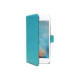 Celly WALLY800TF - Flip cover per cellulare - plastica, similpelle - teal - per Apple iPhone 7, 8, SE (2ª gen)