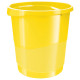 Cestino gettacarte Europost VIVIDA - 25,8 x 28,5 cm - altezza 32,2 cm - 14 L - giallo - Esselte