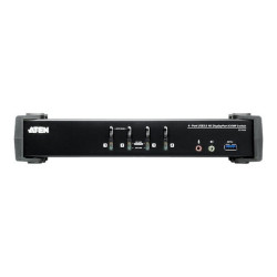 ATEN CS1924 KVMP Switch - Switch KVM / audio / USB - 4 x KVM / audio / USB - 1 utente locale - desktop