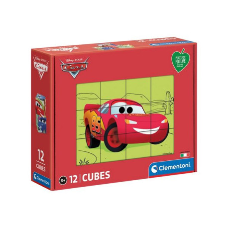 Clementoni Disney Pixar Cars - Cubi - puzzle - 12 pezzi