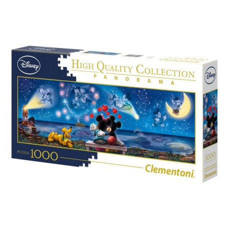 Clementoni High Quality Collection Panorama - Disney Classic - Topolino e Minnie - puzzle - 1000 pezzi