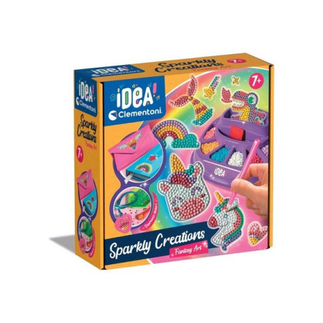 Clementoni Idea Sparkly Creations - Kit creativo