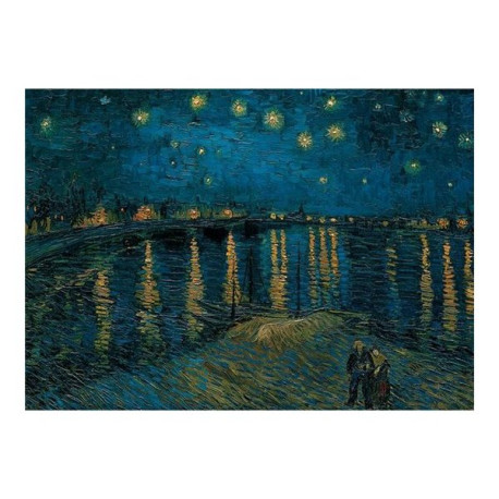 Clementoni Museum Collection - Van Gogh: Notte Stellata sul Rodano - puzzle - 1000 pezzi