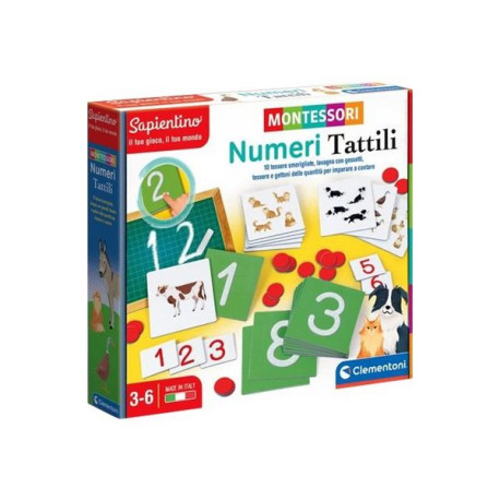 Clementoni Sapientino Montessori - Numeri Tattili