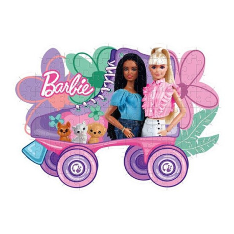 Clementoni SuperColor - Barbie Shaped - puzzle - 104 pezzi