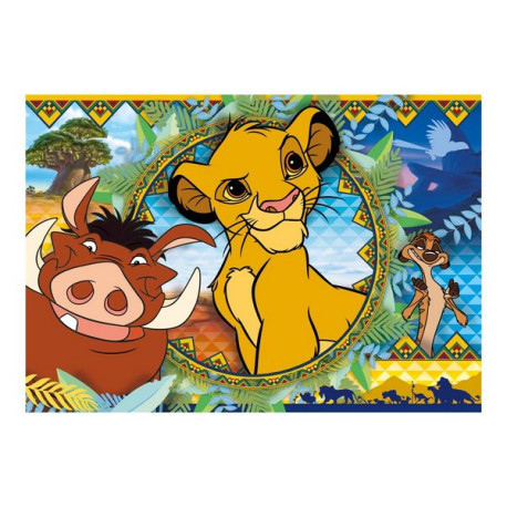 Clementoni SuperColor - Re Leone Disney - puzzle - 104 pezzi