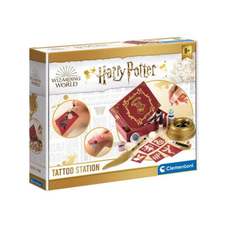 Clementoni Wizarding World Harry Potter Tattoo Station - Kit per tatuaggi temporanei