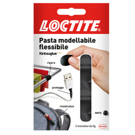 Colla Kintsuglue - 3 x 5 gr - nero - Loctite