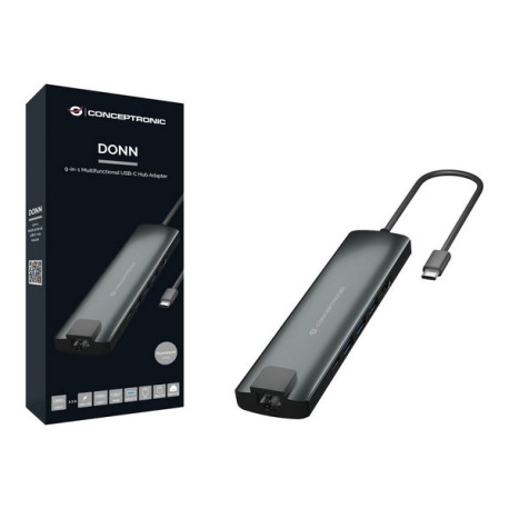 Conceptronic DONN06G - Docking station - USB-C 3.1 Gen 1 - HDMI - GigE