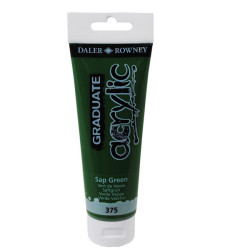 Colore acrilico fine Graduate - 120 ml - verde vescica - Daler Rowney