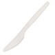 Coltello monouso in CPLA - 16 cm - bianco - Leone - conf. 50 pezzi