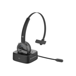 Conceptronic Polona POLONA03BDA - Cuffie con microfono - on-ear - Bluetooth - senza fili - USB-A tramite adattatore Bluetooth -