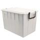 Contenitore Foodbox con coperchio - 58x38x38 cm - 60 L - PPL riciclabile - bianco - Mobil Plastic