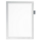 Cornice adesiva Duraframe Note - pannello magnetico - A4 (21 x 29,7 cm) - argento - Durable