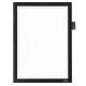 Cornice adesiva Duraframe Note - pannello magnetico - A4 (21 x 29,7 cm) - nero - Durable