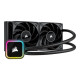 CORSAIR iCUE H100i RGB ELITE - Sistema di raffreddamento a liquido del processore - Dimensione radiatore: 240 mm - (per: LGA115