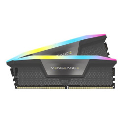 CORSAIR Vengeance RGB - DDR5 - kit - 32 GB: 2 x 16 GB - DIMM 288-PIN - 6000 MHz / PC5-48000 - CL36 - 1.35 V - cool gray