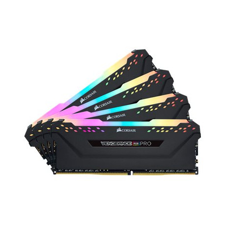 CORSAIR Vengeance RGB PRO - DDR4 - kit - 32 GB: 4 x 8 GB - DIMM 288-PIN - 3600 MHz / PC4-28800 - CL18 - 1.35 V - senza buffer -