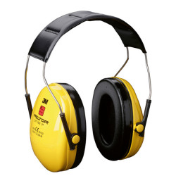 Cuffia protettiva Peltor Optime I - SNR 27 dB - giallo - 3M