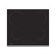 Candy CH64XB - Piano cottura in vetroceramica - 4 piastre - Nicchia - larghezza: 56 cm - prof. 49 cm - nero