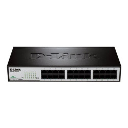 D-Link DES 1024D - Switch - unmanaged - 24 x 10/100 - desktop, montabile su rack