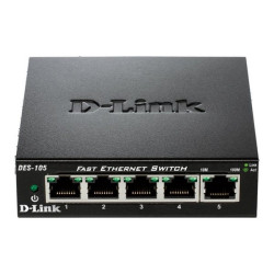 D-Link DES 105 - Switch - 5 x 10/100 - desktop