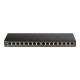 D-Link DGS 1016S - Switch - unmanaged - 16 x 10/100/1000 - desktop - alimentazione CC