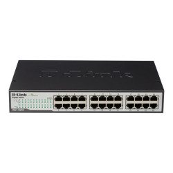 D-Link DGS 1024D - Switch - unmanaged - 24 x 10/100/1000 - desktop, montabile su rack