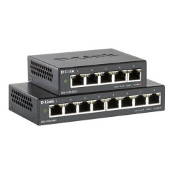 D-Link DGS 1100-05PDV2 - Switch - intelligente - 5 x 10/100/1000 (2 PoE) - desktop - PoE (18 W)