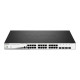 D-Link DGS 1210-28MP - Switch - gestito - 24 x 10/100/1000 (PoE+) + 4 x Gigabit SFP - desktop, montabile su rack - PoE+