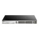 D-Link DGS 3130-30PS - Switch - L3 Lite - gestito - 24 x 10/100/1000 (PoE) + 2 x 10 Gigabit Ethernet + 4 x 10 Gigabit SFP+ - Po