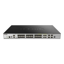 D-Link DGS 3630-28SC - Switch - L3 - gestito - 20 x Gigabit SFP + 4 x 1000Base-T combinato + 4 x 10 Gigabit SFP+ - montabile su