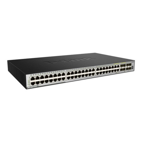 D-Link DGS 3630-52PC - Switch - L3 - gestito - 44 x 10/100/1000 (PoE+) + 4 x combo Gigabit SFP + 4 x 10 Gigabit SFP+ - montabil