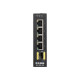 D-Link DIS 100G-5SW - Switch - unmanaged - 4 x 10/100/1000 + 1 x 100/1000 SFP - montabile su rail DIN, montaggio a parete