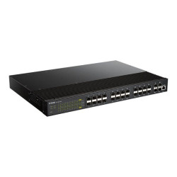 D-Link DIS 700G-28XS - Switch - L2+ - gestito - 24 x Gigabit SFP + 4 x 10 Gigabit SFP+ - montabile su rack