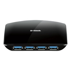 D-Link DUB 1340 - Hub - 4 x SuperSpeed USB 3.0 - desktop