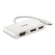 D-Link DUB-V310 - Adattatore video - USB-C maschio a HD-15 (VGA), HDMI, DisplayPort femmina - 11 cm - supporto 4K