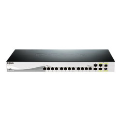 D-Link DXS 1210-16TC - Switch - intelligente - 12 x 10GBase-T + 2 x SFP+ + 2 x SFP+ 10 Gigabit combo - montabile su rack