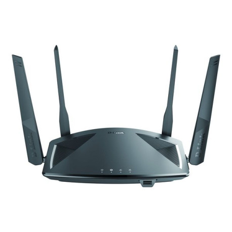 D-Link EXO AX DIR-X1860 - Router wireless - switch a 4 porte - GigE - 802.11a/b/g/n/ac/ax - Dual Band