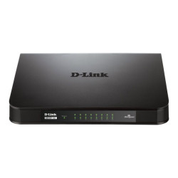 D-Link GO-SW-16G - Switch - unmanaged - 16 x 10/100/1000 - desktop, montabile su rack