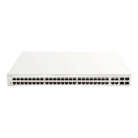 D-Link Nuclias Cloud-Managed DBS-2000-52MP - Switch - 48 x 10/100/1000 (PoE+) + 4 x SFP combinato - PoE+ (370 W)