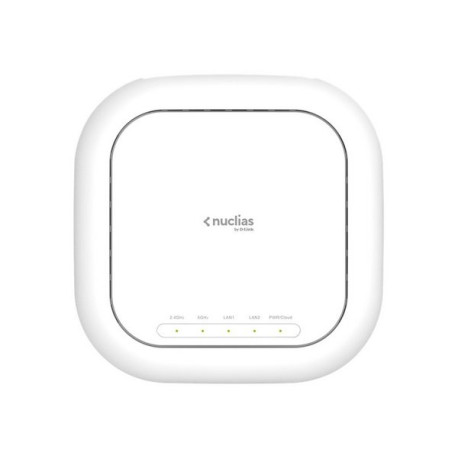 D-Link Nuclias DBA-2520P - Wireless access point - Wi-Fi 5 - 2.4 GHz, 5 GHz - gestito da cloud - montaggio a parete / a soffitt